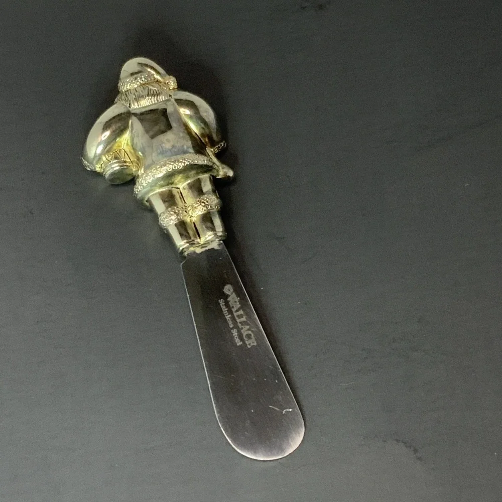 Wallace Stainless Steel Christmas Butter‎ Cheese Spreader
